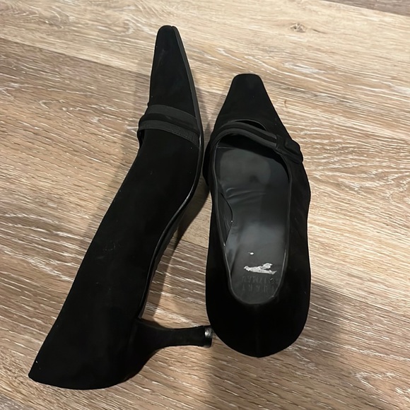 Stuart Weitzman Kitten heel velvet (Made in Spain) size 8 - Picture 2 of 8